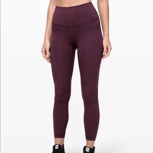 Lululemon Wunder Under, Numux high rise tight 25” - Arctic plum, size 4